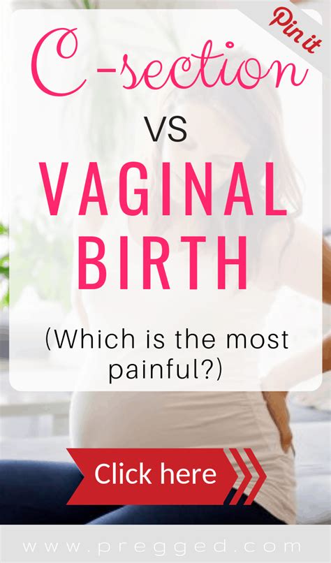 Is A C Section More Painful Than A Vaginal Birth Pregged Com