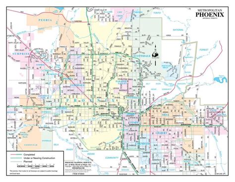 Printable Map Of Phoenix