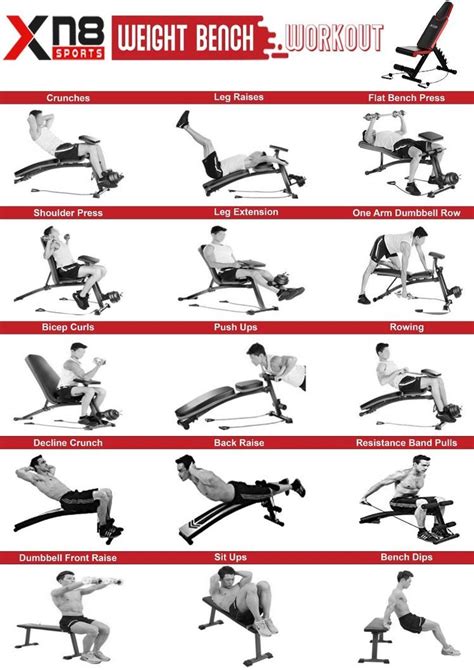 Printable Weight Bench Workouts