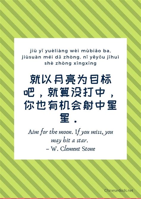 Chinese Inspirational Quote Posters For Positive Chinese Learning