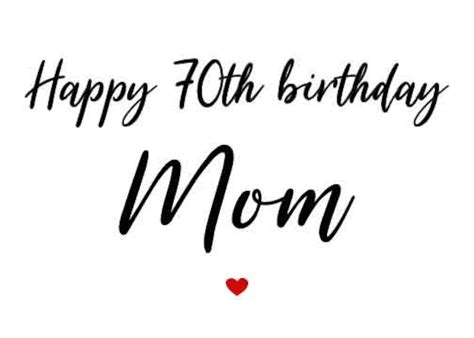 Printable 70th Birthday Card Mom Instant Download Happy 70th Etsy