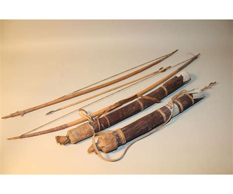 2 Bushmen Bow And Arrows