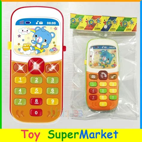 Kid Toy Cellphone Mobile Phone Early Educational Learning Toy Machine