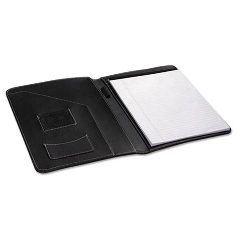 Leather Padfolio Black Ultimate Office