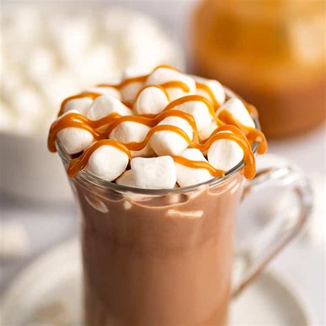 Salted Caramel Hot Chocolate Baking Mischief