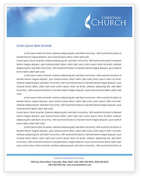 Invitation letter template letter invitation to a free church 440330. Belfry Letterhead Template, Layout for Microsoft Word, Adobe Illustrator and Other Formats 01739 ...