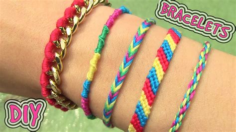 Diy braided charm bracelet supplies: DIY Friendship Bracelets. 5 Easy DIY Bracelet Projects! - YouTube
