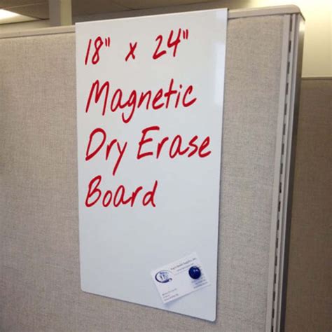 Over The Cube Magnetic Dry Erase Cubicle Whiteboards Install These