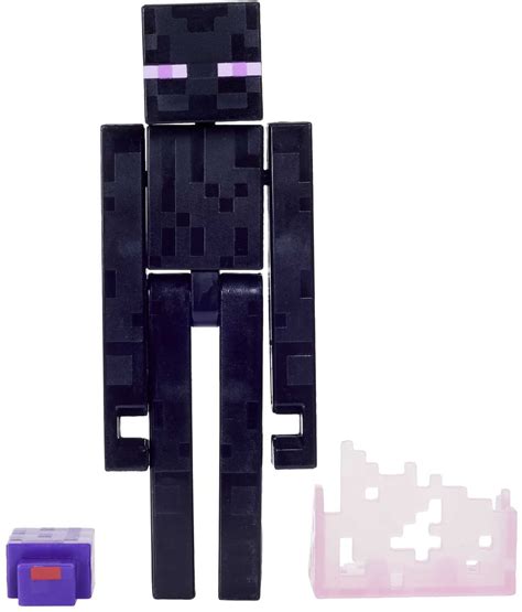 Buy Mattel Minecraft Craft A Block Enderman Figure Authentic Pixelated Video Game Characters