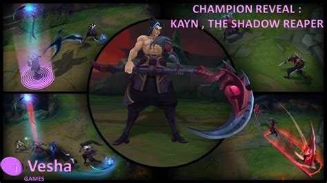 Champion Reveal Kayn The Shadow Reaper League Of Legends Youtube