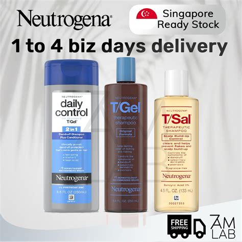 Sg Stock Neutrogena Shampoo Tgel Tsal Daily Control 2 In 1 Anti