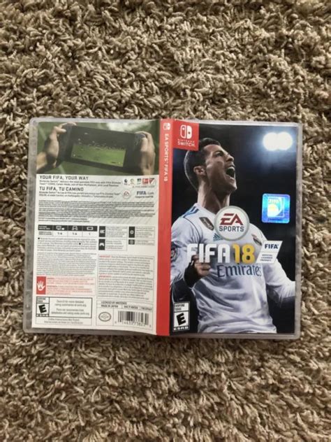 Replacement Case And Artwork Only Ea Sports Fifa 18 Nintendo Switch Box