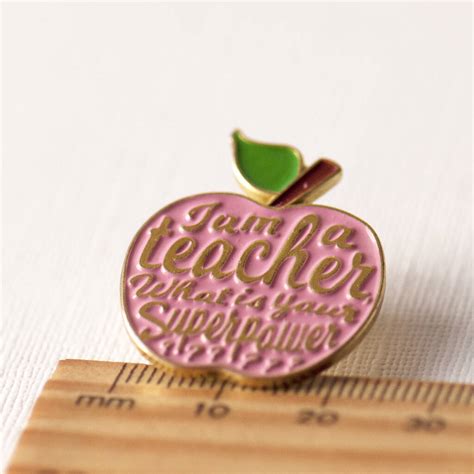 Teacher Pin Badge By Grace And Valour
