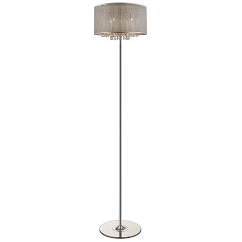 Use an adjustable lamp with a swing arm like task lighting in a home office. Sorrento Crystal 4 Light Floor Lamp Silver