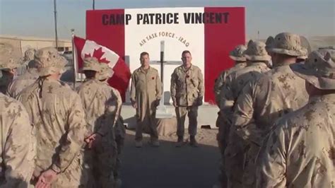 Fallen Canadian Soldiers Honoured At Iraq Mission Bases Youtube