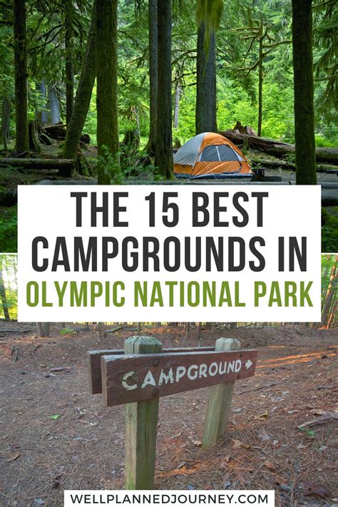 15 Best Campgrounds In Olympic National Park
