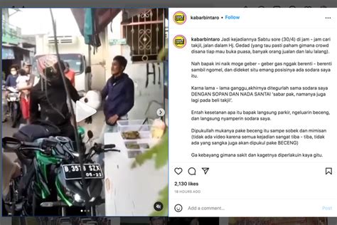 Foto Viral Video Pengendara Moge Ribut Dengan Seorang Pria Di Tangerang