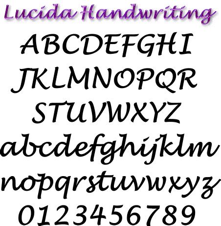 Lucida handwriting is available as a desktop font and a web font. Lucida Handwriting