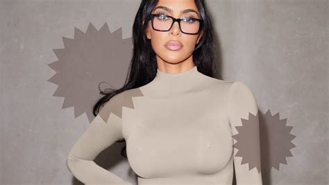 Kim Kardashians Skims Launched A Faux Nipple Bra