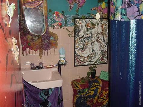 Pin by Lady Vintage on badkamers | Bohemian house, Bohemian style bathroom, Bohemian bathroom
