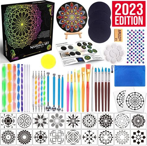 Insnug Mandala Dotting Tools Painting Kit Rock Dot Paint Stencils