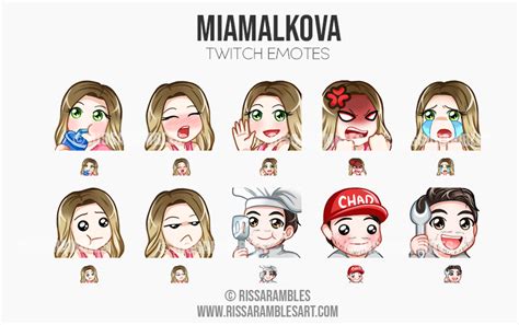 Twitchemotes offers an extensive database if you want to see channels. custom-twitch-anime-girl-emotes-miamalkova | Rissa Rambles ...