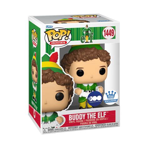 buy pop buddy the elf with paper snowflakes at funko