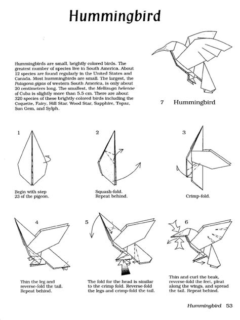 Origami Hummingbird Pdf Pdf