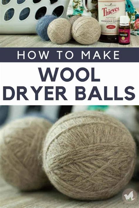 how to make wool dryer balls a simple diy the fervent mama