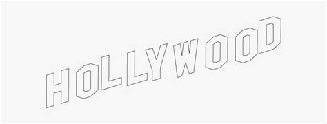 Hollywood Sign Png Hollywood Sign White Png Png Image Transparent