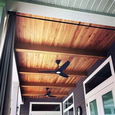 Top 70 Best Porch Ceiling Ideas Covered Space Designs Porch Ceiling