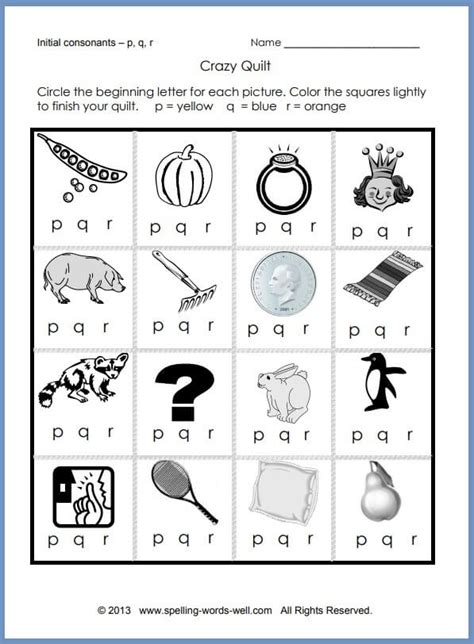 When you know where north is, you can. Printable Phonics Worksheets For Learners Free Crazy Quilt ...