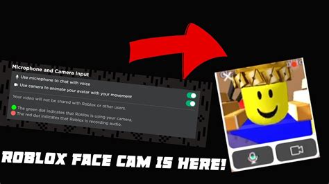 Roblox Facecam Is Here Youtube
