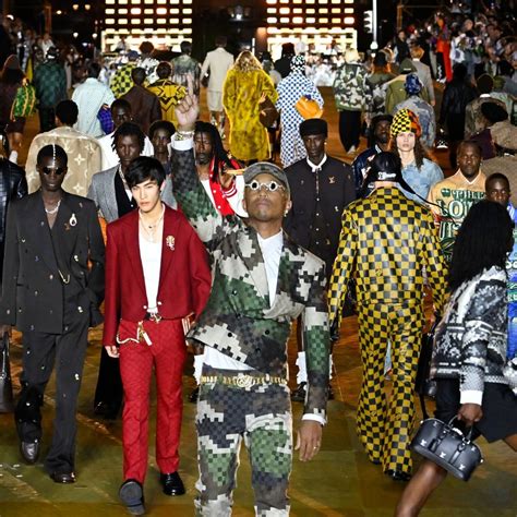 The Vibes Were Impeccable At Pharrell Williams Louis Vuitton Debut