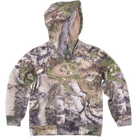 Mossy Oak Realtree And Boys Camo Performance Pullover Fleece Hoodie