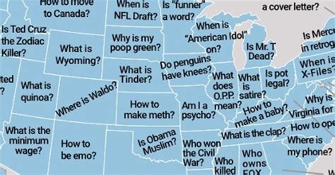 Mouse around on either of these to see search breakdowns. These Are The Hilariously Dumb Questions U.S. States Ask ...
