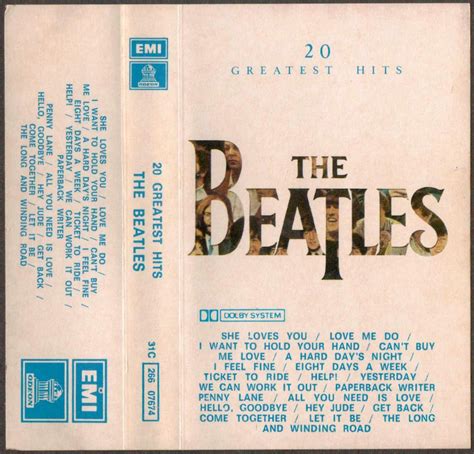 The Beatles 20 Greatest Hits Cassette Tape Collectors Weekly