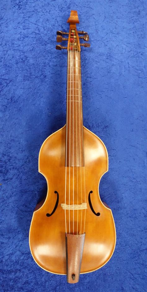 6 String Bass Viol By Wolfgang Uebel 1973 Previously Owned — Early