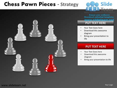 Chess Pawn Pieces Strategy Powerpoint Presentation Templates