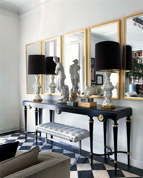 In a buenos aires home the original marble mantel in the living room was specified by. Black and Gold Living Room - Eclectic - living room ...