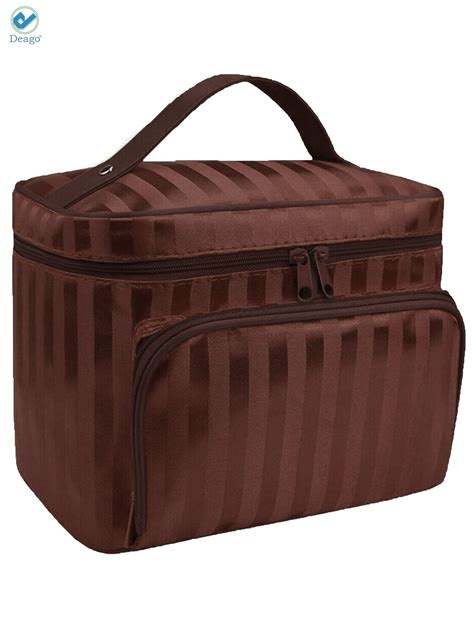 Deago Makeup Travel Large Cosmetic Case Organizer Pouch Portable