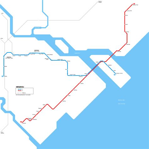 Urbanrailnet Asia China Wenzhou Metro