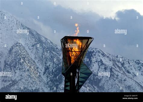 Winter Olympics Salt Lake City 2002 Closing Ceremony Stock Photo