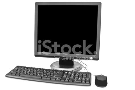 Black Monitor Keyboard And Mouse Stock Photo Royalty Free Freeimages