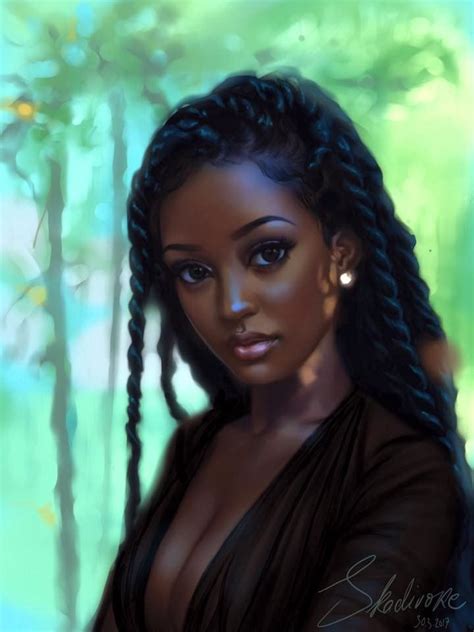 Artstation Caribbean Beauty Pauline Vo Black Girl Art Black Love
