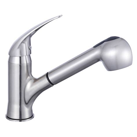 Not getting enough water flow from the sink faucet? Single Handle Kitchen Sink Faucet with Swivel Spout Pull ...