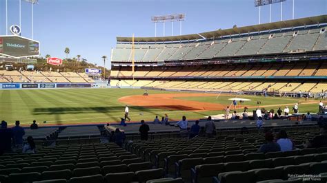 Field Level Infield Dodger Stadium Baseball Seating