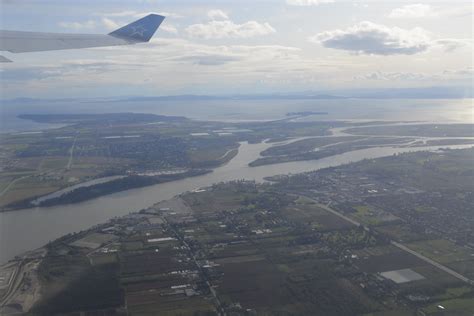 Aerial View Of Fraser River Delta Looking Ssw Towards The Flickr