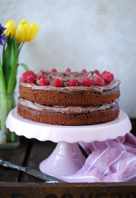 Vegan Chocolate Raspberry Cake Recipe Katiecakes Recipe Decadent Chocolate Desserts