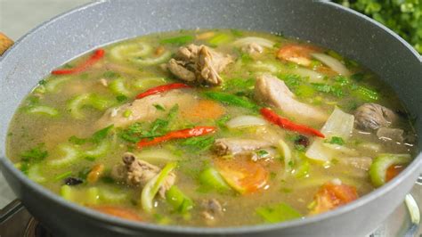 Sup Ayam Resipi Sup Ayam Thai Mudah And Sedap Youtube